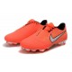 Nike Nouvelles Crampon Phantom Venom Elite FG Mangue claire Blanc