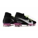 Nike Crampon Mercurial Superfly 7 Elite FG - Noir Violet Blanc