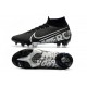 Nike Crampon Mercurial Superfly 7 Elite FG -Noir Gris Métallique