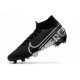 Nike Crampon Mercurial Superfly 7 Elite FG -Noir Gris Métallique