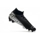 Nike Crampon Mercurial Superfly 7 Elite FG -Noir Gris Métallique