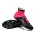 Nike Nouvel Chaussure Mercurial Superfly CR7 FG ACC Cuir Noir Rose