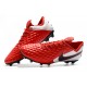 Nike Crampons Nouvelles Tiempo Legend VIII Elite FG Rouge Blanc