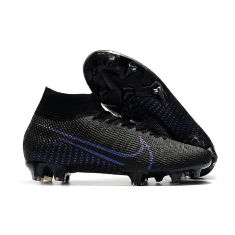 Nike Crampon Mercurial Superfly 7 Elite FG Noir