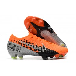 Nike Mercurial Vapor XIII Elite FG SHHH Chaussure Orange Noir Gris