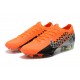 Nike Mercurial Vapor XIII Elite FG SHHH Chaussure Orange Noir Gris