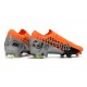 Nike Mercurial Vapor XIII Elite FG SHHH Chaussure Orange Noir Gris