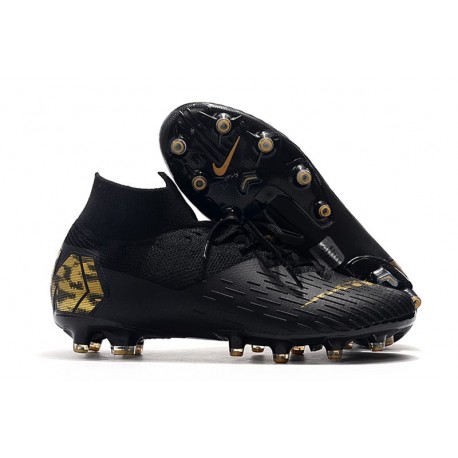 Crampon Nike Mercurial Superfly VII Elite AG-Pro Noir Or