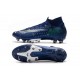 Crampon Nike Mercurial Superfly VII Elite AG-Pro Bleu Néant Volt Blanc