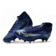 Crampon Nike Mercurial Superfly VII Elite AG-Pro Bleu Néant Volt Blanc