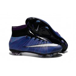 Nike Nouvel Chaussure Mercurial Superfly CR7 FG ACC Violet Blanc