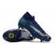 Nike Mercurial Superfly VII Elite SG-Pro AC Bleu Néant Volt Blanc