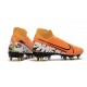 Nike Mercurial Superfly VII Elite SG-Pro AC Orange Blanc Noir