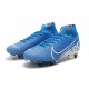 Nike Mercurial Superfly VII Elite SG-Pro AC New Lights Bleu Blanc