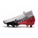 Nike Mercurial Superfly VII Elite SG-Pro AC Neymar Platine Noir Rouge