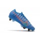 Nike Mercurial Vapor 13 Elite SG PRO AC Flyknit 360 Bleu Rouge