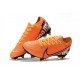 Nike Mercurial Vapor 13 Elite SG PRO AC Flyknit 360 Orange Blanc