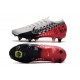 Nike Mercurial Vapor 13 Elite SG PRO AC Neymar Platine Noir Rouge