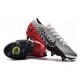 Nike Mercurial Vapor 13 Elite SG PRO AC Neymar Platine Noir Rouge