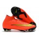 Nike Mercurial Superfly FG Chaussures Football Rouge Or