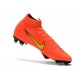 Nike Mercurial Superfly FG Chaussures Football Rouge Or