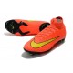 Nike Mercurial Superfly FG Chaussures Football Rouge Or