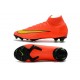 Nike Mercurial Superfly FG Chaussures Football Rouge Or