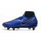 Nike Phantom Vision Elite DF SG-Pro AC Bleu Chrome Blanc