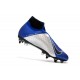 Nike Phantom Vision Elite DF SG-Pro AC Bleu Chrome Blanc