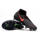 Nike Phantom Vision Elite DF SG-Pro AC Gris foncé Mangue claire Noir