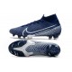 Nike Crampon Mercurial Superfly 7 Elite FG - Bleu Blanc