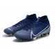 Nike Crampon Mercurial Superfly 7 Elite FG - Bleu Blanc