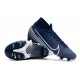 Nike Crampon Mercurial Superfly 7 Elite FG - Bleu Blanc