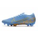 Nike Mercurial Vapor XIII Elite FG Neuf Chaussure Bleu Or