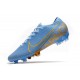 Nike Mercurial Vapor XIII Elite FG Neuf Chaussure Bleu Or