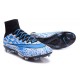 Crampon Chaussure Meilleur Nike Mercurial Superfly 4 FG Blanc Bleu