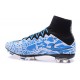 Crampon Chaussure Meilleur Nike Mercurial Superfly 4 FG Blanc Bleu