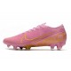 Chaussure Nike Mercurial Vapor 13 Elite FG ACC Rose Or