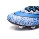 Crampon Chaussure Meilleur Nike Mercurial Superfly 4 FG Blanc Bleu