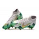 Nike Mercurial Superfly VII Elite SG-Pro AC Mbappe Gris Verde Or