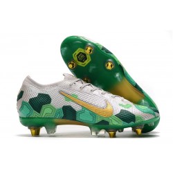 Nike Mercurial Vapor 13 Elite SG PRO AC Flyknit 360 MBAPPÉ X BONDY BLANC