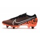 Nike Mercurial Vapor 13 Elite SG PRO AC Flyknit 360 Noir Blanc Cramoisi