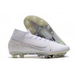 Crampon Nike Mercurial Superfly VII Elite AG-Pro Blanc