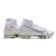 Crampon Nike Mercurial Superfly VII Elite AG-Pro Blanc