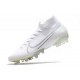 Crampon Nike Mercurial Superfly VII Elite AG-Pro Blanc