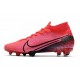 Nike Crampon Mercurial Superfly 7 Elite FG - Cramoisi Noir