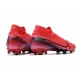 Nike Crampon Mercurial Superfly 7 Elite FG - Cramoisi Noir