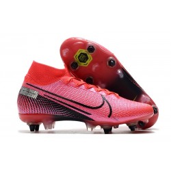 Nike Mercurial Superfly VII Elite SG-Pro AC Cramoisi Noir