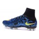 Crampon Chaussure Meilleur Nike Mercurial Superfly 4 FG Bleu Jaune