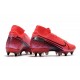 Nike Mercurial Superfly VII Elite SG-Pro AC Cramoisi Noir